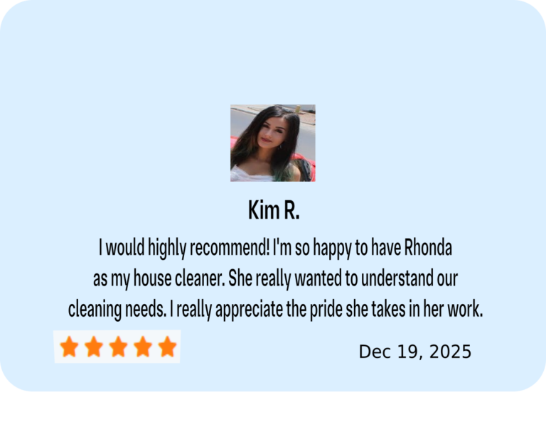 house cleaning testimonials